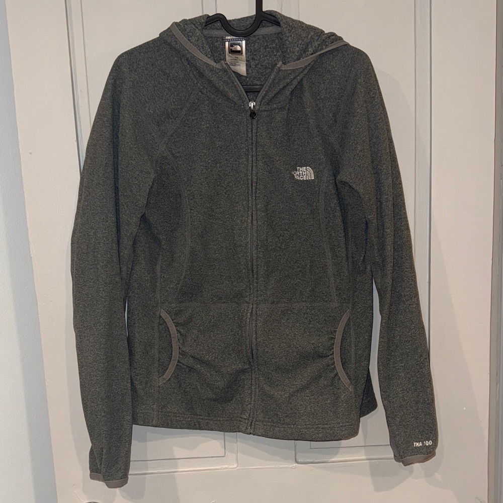 The North Face Charcoal Zip-Up Jacket